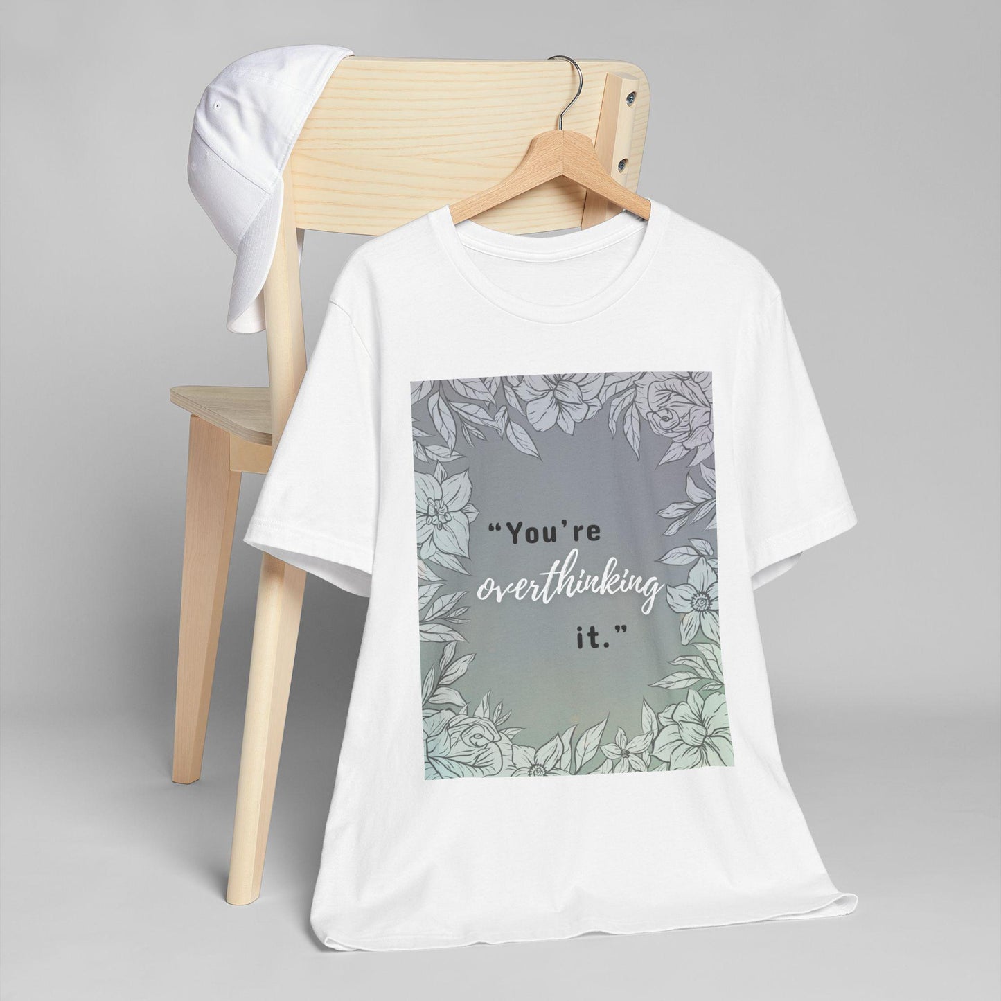 Plant and Floral Motivational T-Shirt: Inspirational Botanical Graphic Tee