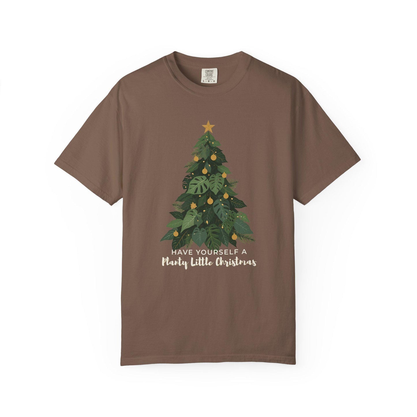 Have Yourself a Merry Little Plantmas - Unisex Garment-Dyed Holiday T-Shirt