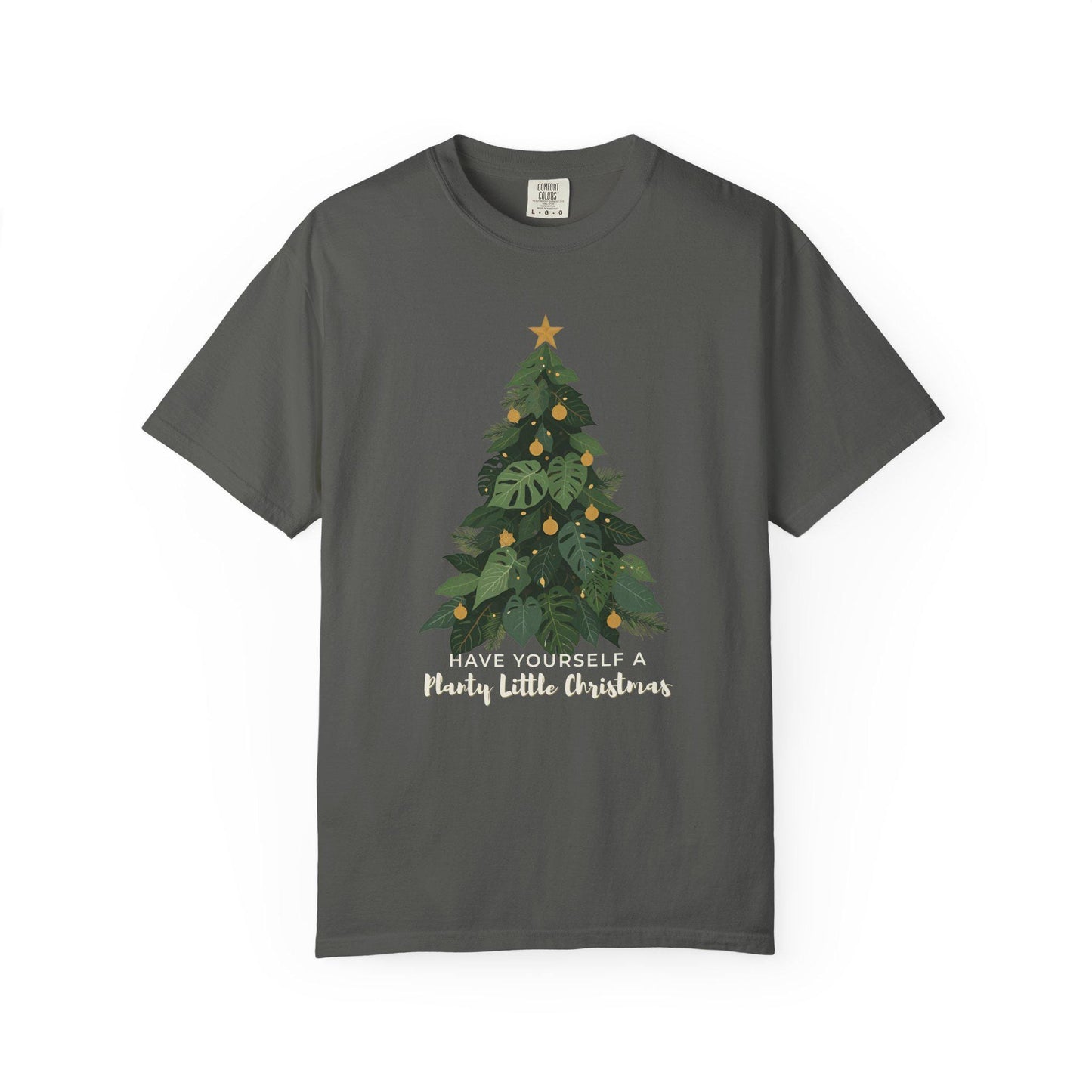 Have Yourself a Merry Little Plantmas - Unisex Garment-Dyed Holiday T-Shirt