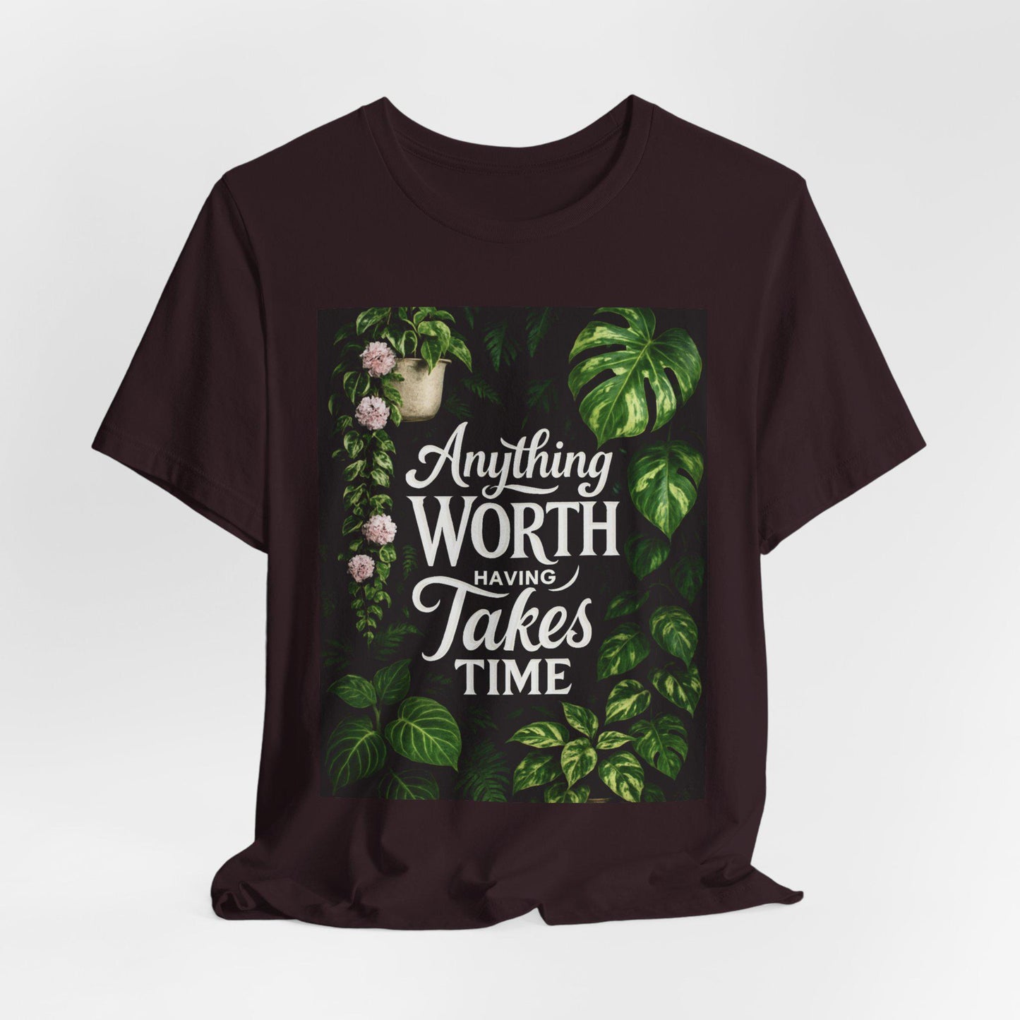 Botanical Print Tee: Plant Lover Gift, Nature Inspired Top