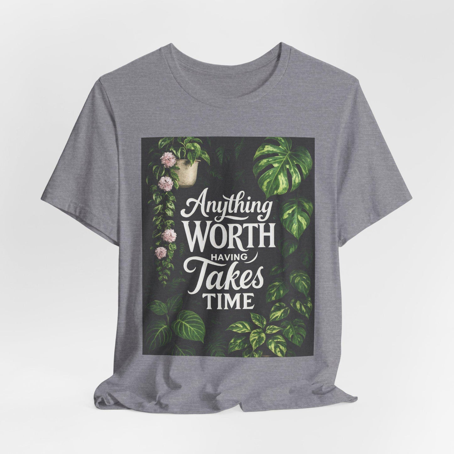 Botanical Print Tee: Plant Lover Gift, Nature Inspired Top