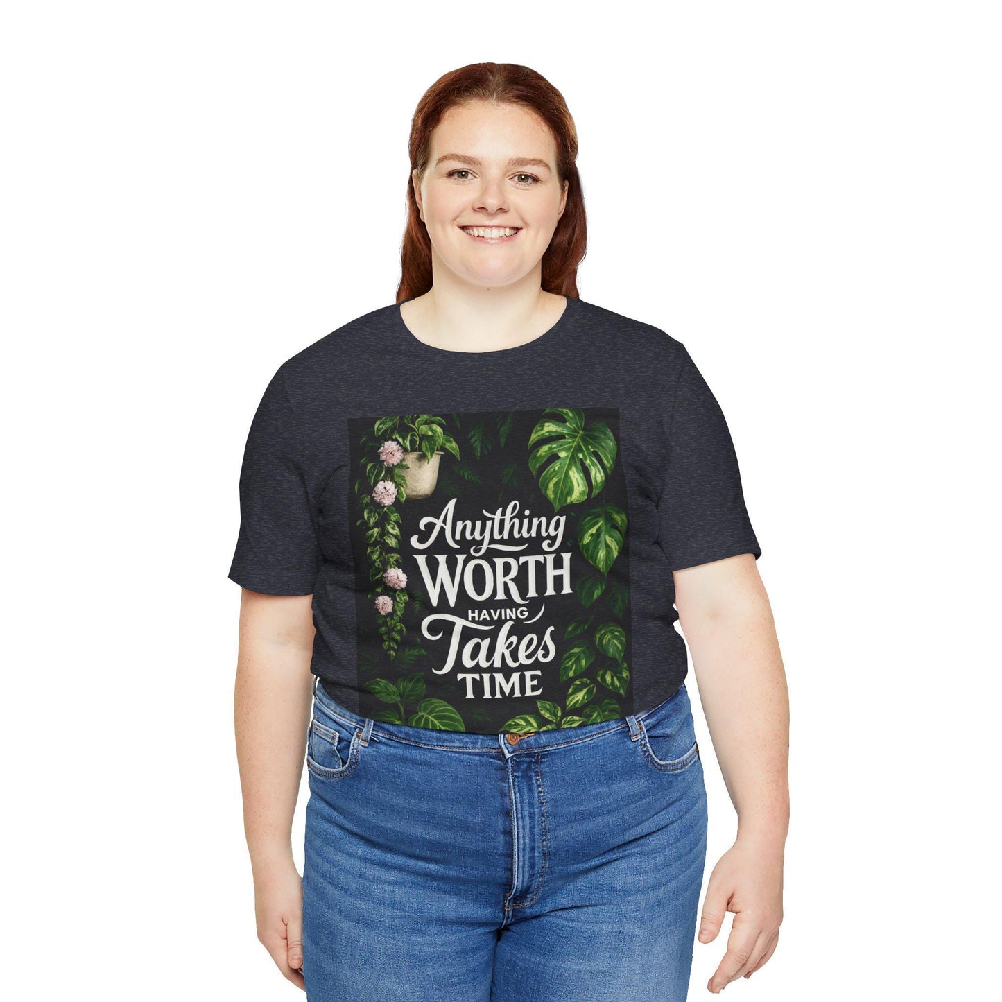 Botanical Print Tee: Plant Lover Gift, Nature Inspired Top