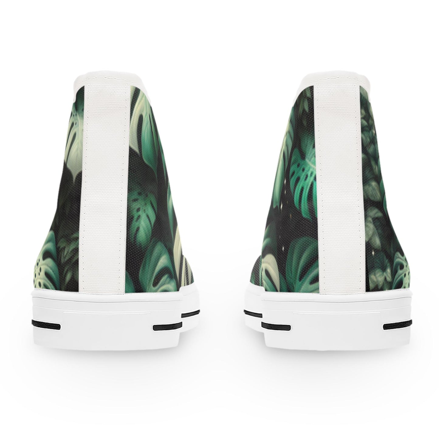 Monstera Plant Women's Sneakers, Tropical Leaf Print Shoes, Plant Lover Gift, Nature Inspired Fashion, Greenery Patterned Footwear, Monstera