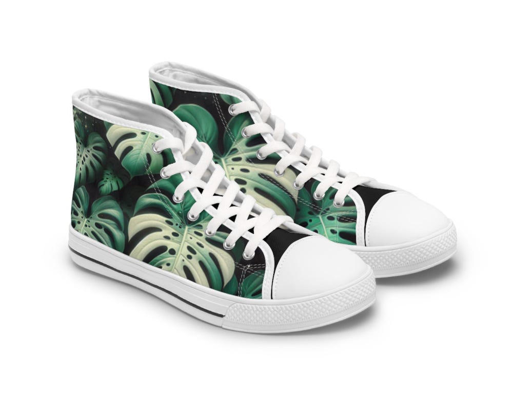 Monstera Plant Women's Sneakers